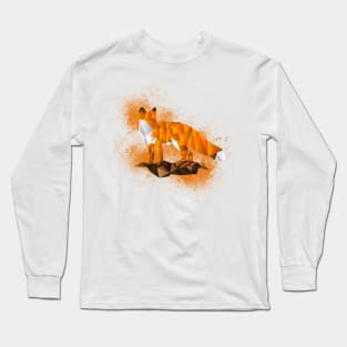 Low Poly Fox Long Sleeve T-Shirt